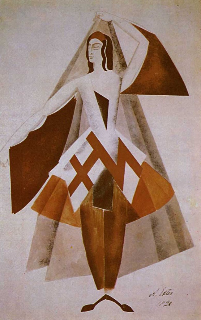 Сочинение по картине: Экстер - "Эскиз костюма"